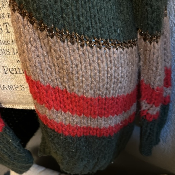 Gilded Intent | Collegiate Striped Cardigan - Picture 3 of 7